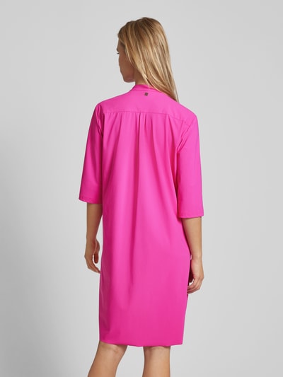 Raffaello Rossi Knielanges Kleid in unifarbenem Design Modell 'AMBRA' Pink 5