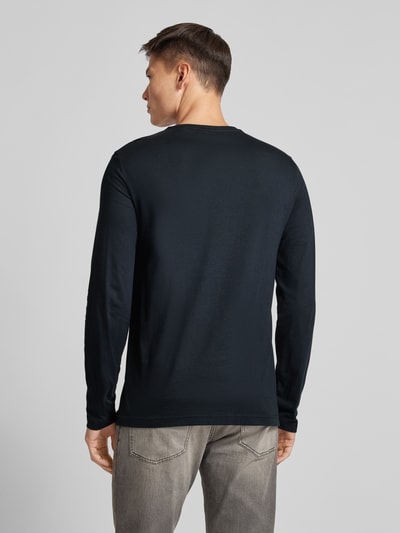 Gant Longsleeve mit Label-Stitching Black 5