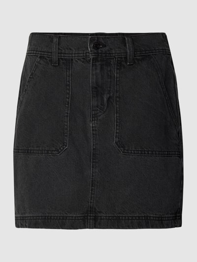 Noisy May Spódnica jeansowa z wpuszczanymi kieszeniami model ‘REGINA’ Czarny 2