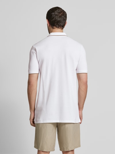 PAUL SMITH Regular Fit Poloshirt mit Motiv-Badge Offwhite 5
