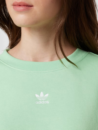 adidas Originals Bluza krótka z wyhaftowanym logo Miętowy 3