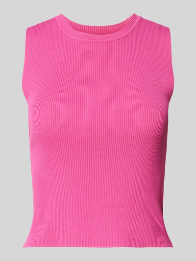 Only Crop Top mit Streifenmuster Modell 'MAJLI' Pink 2