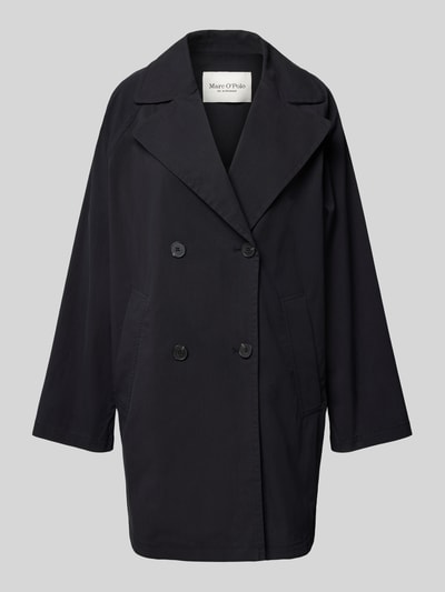 Marc O'Polo Relaxed Fit Trench Cape aus kompaktem Twill Marine 2