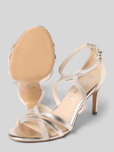 Tamaris Sandaletten mit Dornschließe Silber 4