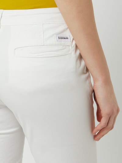 Napapijri Chino mit Stretch-Anteil Modell 'Meridian'
 Weiß 3