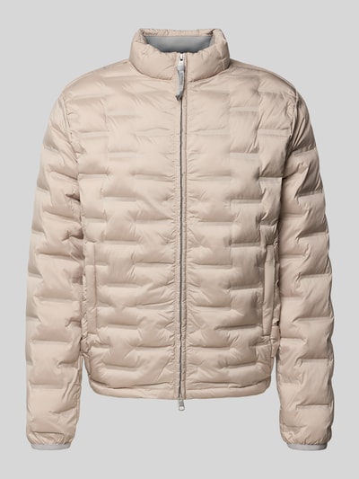 Cinque Gewatteerd jack met opstaande kraag, model 'SURF' Taupe - 2
