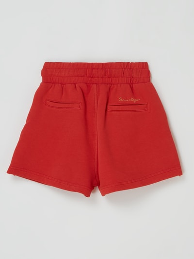 VINGINO Sweatshorts in washed out-look, model 'Saske' Rood - 3