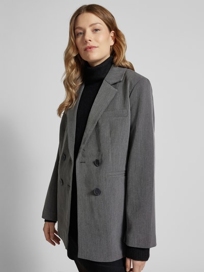 YAS Oversized blazer met reverskraag, model 'LIKKA' Antraciet - 3