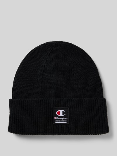 CHAMPION Czapka z imitacji dzianiny model ‘Rib’ Czarny 1