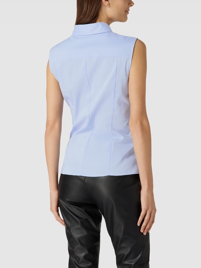 BOSS Bluse mit Umlegekragen Modell 'Bashiva' Bleu 5