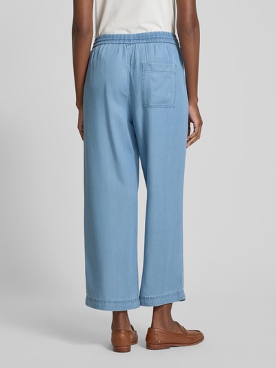 Marc O'Polo Weite Hose aus leichtem Lyocell im Denim Look Jeansblau 5