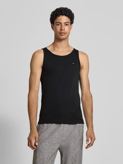 Tommy Jeans slim fit tank top van zuivere katoen in set van 2 Zwart - 4