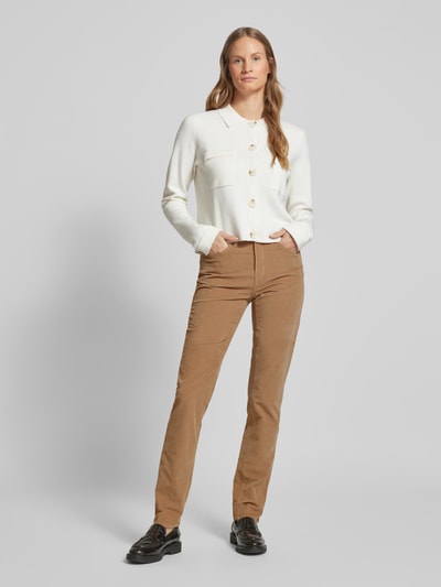 Brax Regular fit chino met steekzakken opzij Beige - 1