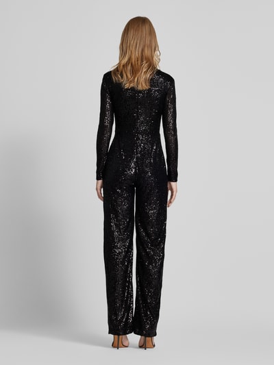 SISTAGLAM Jumpsuit mit Paillettenbesatz Black 5