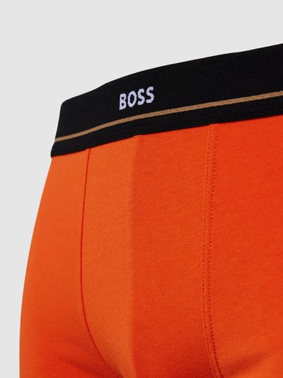 BOSS Trunks mit elastischem Logo-Bund im 5er-Pack Orange 2