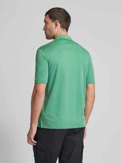 bugatti Regular fit poloshirt met borstzak Groen - 5