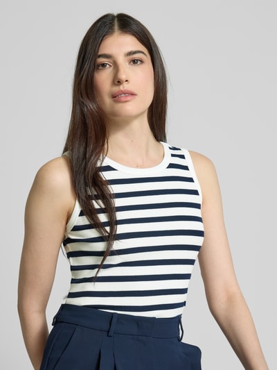 FREE/QUENT Tanktop in Ripp-Optik Modell 'Effy' Dunkelblau 3