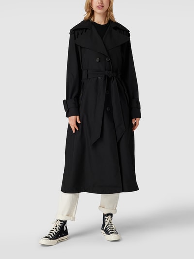 Review Trenchcoat mit Reverskragen Black 4