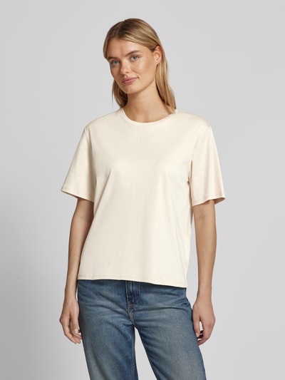 MSCH Copenhagen T-Shirt mit Rundhalsausschnitt Modell 'Melea' Beige 4