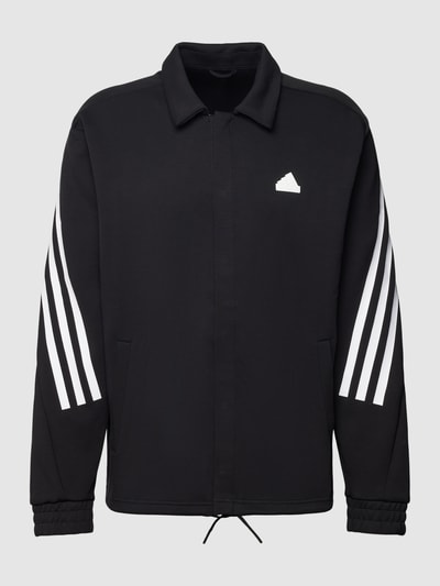 ADIDAS SPORTSWEAR Kurtka koszulowa z nadrukiem z logo Czarny 2