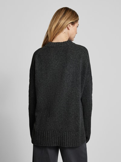 Zadig & Voltaire Oversized Strickpullover aus Lanawolle Modell 'MALTA' Anthrazit 5