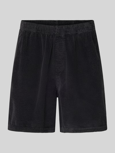 Produktfoto, Shorts mit elastischem Bund Modell 'PADOW' von American Vintage aus Reine Baumwolle im Loose-Fit, schwarze Cord-Struktur