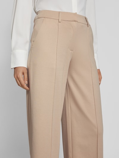 ICHI Culotte mit Bügelfalten Modell 'Kate' Beige 3