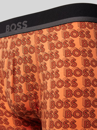 BOSS Trunks mit elastischem Label-Bund Orange 2