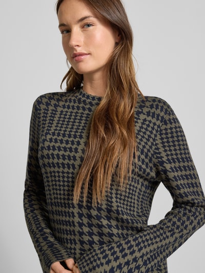 Christian Berg Woman Selection Strickpullover mit Rundhalsausschnitt Khaki 3