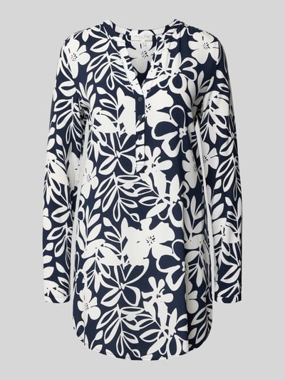 Christian Berg Woman Blusenshirt in Überlänge Dunkelblau 2