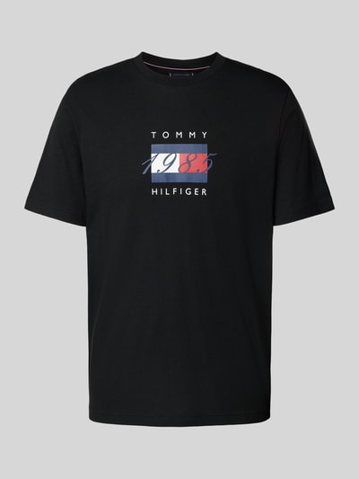 Tommy Hilfiger Regular Fit T-Shirt aus reiner Baumwolle Black 2