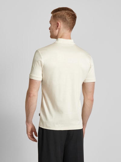 BOSS Slim Fit Poloshirt mit Label-Detail Modell 'Polston' Offwhite 5