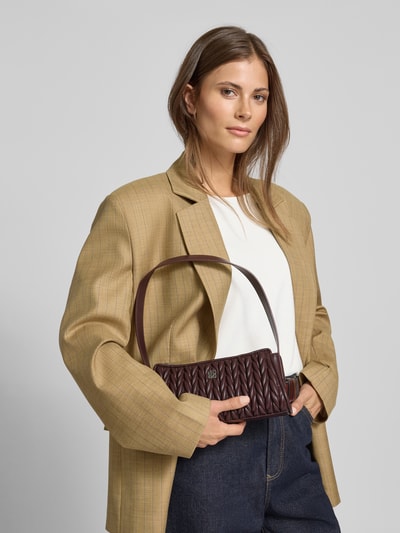 HUGO Handtasche mit Label-Applikation Modell 'Chris 2.0' Bordeaux 1