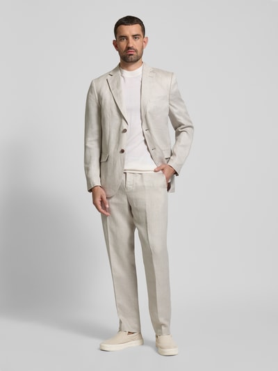 SELECTED HOMME Relaxed Fit Anzughose aus reinem Leinen Sand 1