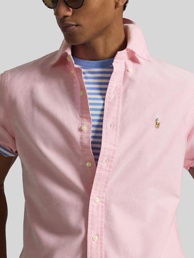 Polo Ralph Lauren regular fit vrijetijdsoverhemd van puur katoen Felroze - 3