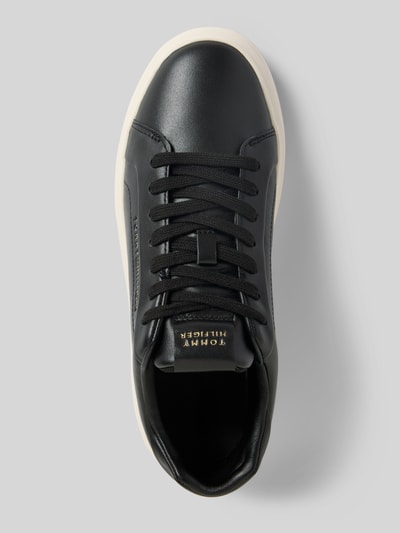 Tommy Hilfiger Low Top Sneaker aus echtem Leder BLACK 3