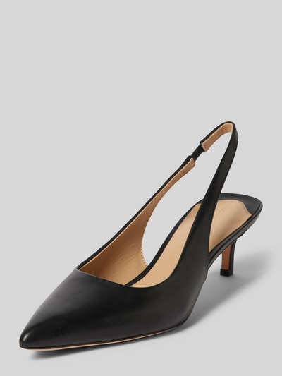 Lauren Ralph Lauren Lederpumps mit Pfennigabsatz Modell 'LOLAH' Black 1