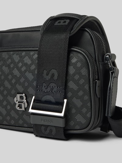 BOSS Umhängetasche mit Monogramm-Muster Black 3