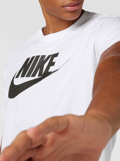 Nike T-Shirt mit Logo-Print Offwhite 3