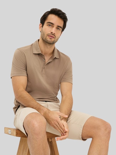 Brax Regular Fit Chinoshorts aus Baumwoll-Mix Modell 'BOZEN' Beige 3