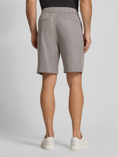 CK Calvin Klein Szorty z elastycznym pasem i kieszeniami z tyłu Kamienny 5