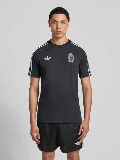 adidas Originals Regular Fit T-Shirt aus Baumwoll-Mix Modell 'RBFA OG' Black 4