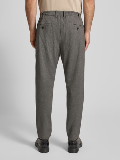 MCNEAL Straight fit stoffen broek met viscose Taupe - 5