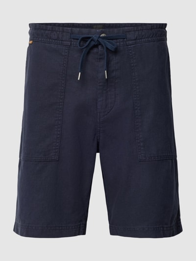 BOSS Orange Shorts mit Label-Details Modell 'Sisla' Marineblau 2