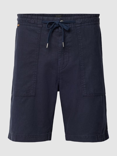 BOSS Orange Shorts mit Label-Details Modell 'Sisla' Marine 2