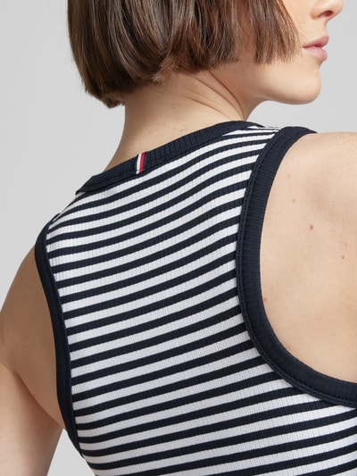 Tommy Hilfiger Tanktop met streepmotief Donkerblauw - 3