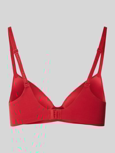 Calvin Klein Underwear Bügelloser T-Shirt-BH mit Hakenverschluss Rot 3