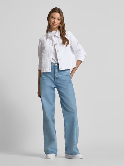 Marc Cain Regular Fit Jeansjacke mit Brusttaschen Weiss 1