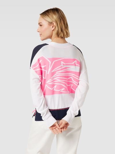 Sportalm Cardigan mit tiefem V-Ausschnitt Marine 5