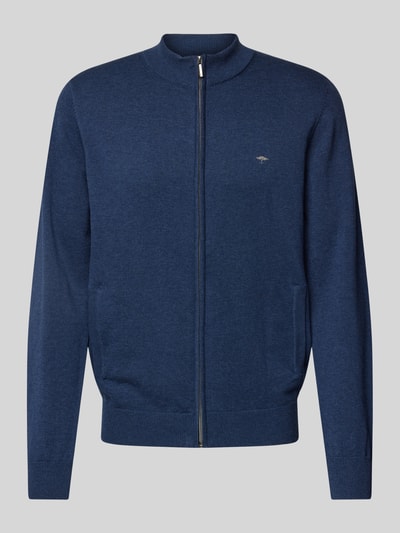 Fynch-Hatton Cardigan in Strick-Optik Jeansblau 2